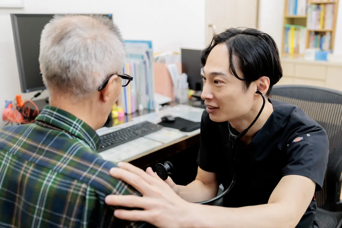 在宅診療の様子